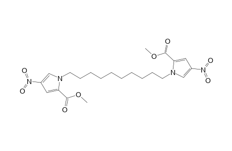 1,1'-(1,10-Decanediyl)bis[2-methoxycarbonyl-4-nitro-1H-pyrrole]