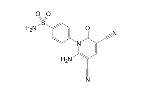4-(6-Amino-3,5-dicyano-2-oxopyridin-1(2H)-yl)benzenesulfonamide