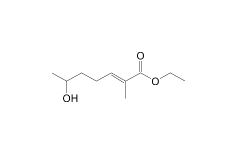 Ethyl (E)-6-Hydroxy-2-methylhept-2-enoate