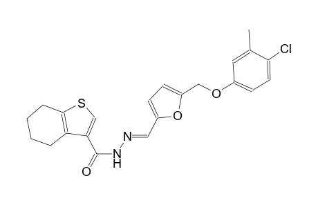 N'-((E)-{5-[(4-chloro-3-methylphenoxy)methyl]-2-furyl}methylidene)-4,5,6,7-tetrahydro-1-benzothiophene-3-carbohydrazide
