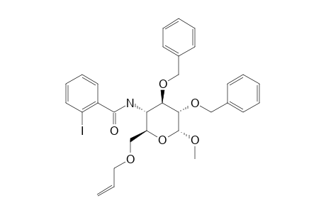 METHYL-6-O-ALLYL-2,3-DI-O-BENZYL-4-DEOXY-4-(2-IODOBENZOYLAMINO)-ALPHA-D-GLUCOPYRANOSIDE