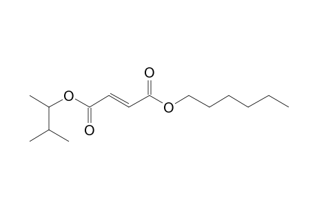 Fumaric acid, hexyl 3-methylbut-2-yl ester