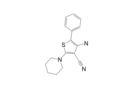 4-AMINO-5-PHENYL-2-(PIPERIDIN-1-YL)-THIOPHENE-3-CARBONITRILE