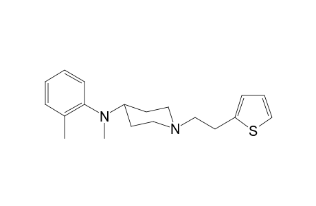 N-Methyl-N-(2-methylphenyl)-1-[(2-thiophen-2-yl)ethyl]-piperidin-4-amine