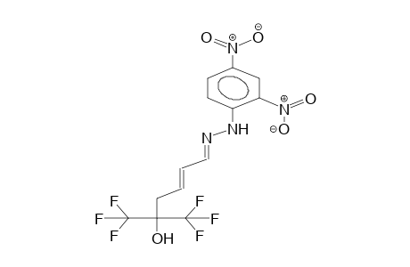1-{2-5,5-BIS(TRIFLUOROMETHYL)-5-HYDROXY-2-PENTENYLIDENE]HYDRAZINO}-2,4-DINITROBENZENE