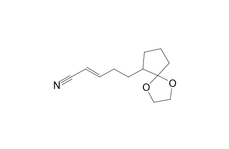 5-(2-Oxocyclopentyl)-2-pentenitrile Ethylene Ketal
