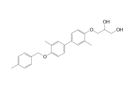 3-[3,3'-Dimethyl-4'-(4-methylbenzyloxy)biphenyl-4-yloxy]propane-1,2-diol
