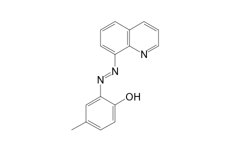 Phenol, 4-methyl-2-[2-(8-quinolinyl)diazenyl]-