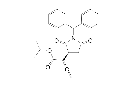 (S)-isopropyl 2-(1-benzhydryl-2,5-dioxopyrrolidin-3-yl)buta-2,3-dienoate