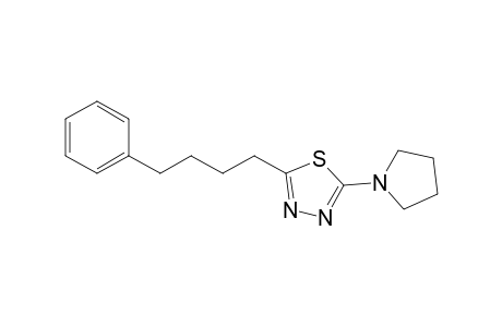 1,3,4-Thiadiazole, 2-(4-phenylbutyl)-5-(1-pyrrolidinyl)-