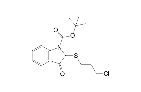 1-(t-Butoxycarbonyl)-2-[(3'-chloropropyl)sulfanyl]-indolin-3-one
