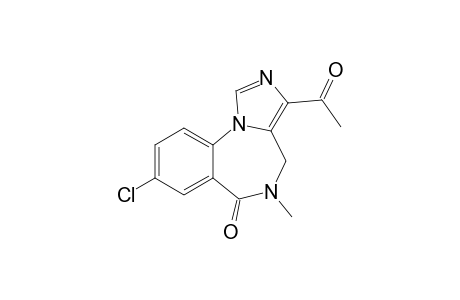 3-Acetyl-8-chloro-5-methyl-4H-imidazo[1,5-a][1,4]benzodiazepin-6-one