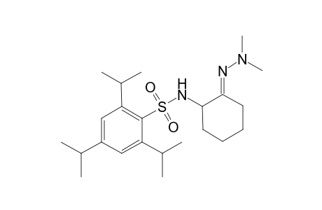 N-1-{2-[(E)-N,N-Dimethylhydrazino]cyclohexyl}-2,4,6-triisopropyl-1-benzenesulfonamide