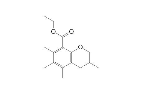 Ethyl 3,4-dihydro-3,5,6,7-tetramethyl-2H-chromene-8-carboxylate