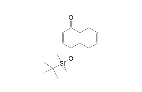 (4SR,4aRS,8aRS)-4-(t-butyldimethylsilyloxy)-4a,5,8,8a-tetrahydro-1(4H)-naphthalenone