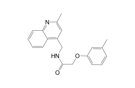 2-(3-Methylphenoxy)-N-[(2-methyl-4-quinolinyl)methyl]acetamide