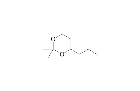 4-(2-iodanylethyl)-2,2-dimethyl-1,3-dioxane