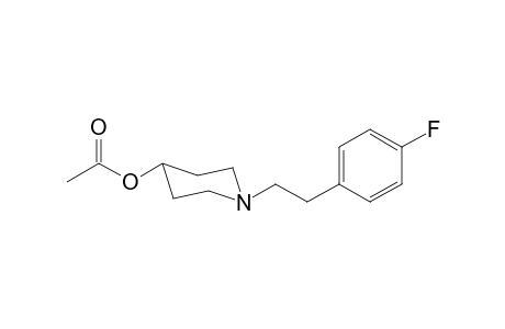 1-[2-(4-Fluorophenyl)ethyl]piperidin-4-yl acetate
