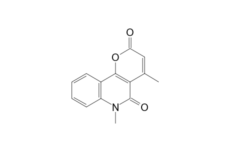 4,6-Dimethyl-5,6-dihydro-2H-pyrano[3,2-c]quinoline-2,5-dione