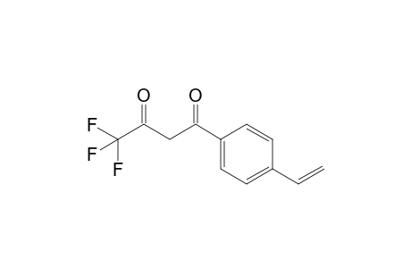 1-(4-Ethenylphenyl)-4,4,4-trifluorobutane-1,3-dione