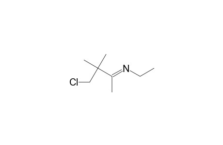 N-(4-Chloro-3,3-dimethyl-2-butylidene)ethylamine