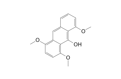 9-Anthracenol, 1,4,8-trimethoxy-