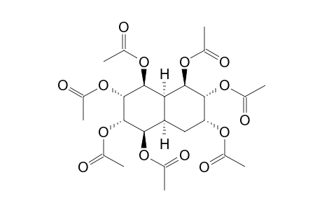 (+/-)-(1R*,2S*,3R*,4S*,4aR*,5R*,6R*,7R*,8aR*)-Decahydronaphthalene-1,2,3,4,5,6,7-heptayl heptaacetate
