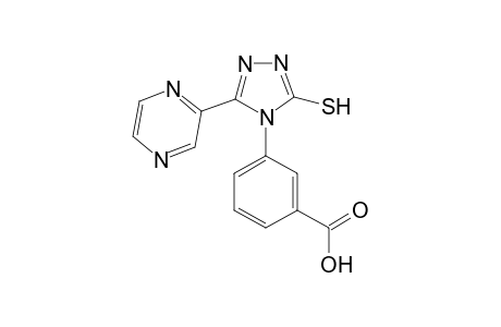 3-[3-(pyrazin-2-yl)-5-sulfanyl-4H-1,2,4-triazol-4-yl]benzoic acid