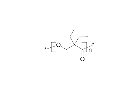 Poly(alpha,alpha-diethyl-beta-propiolactone)