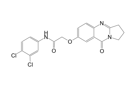 acetamide, N-(3,4-dichlorophenyl)-2-[(1,2,3,9-tetrahydro-9-oxopyrrolo[2,1-b]quinazolin-7-yl)oxy]-