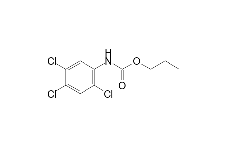 2,4,5-trichlorocarbanilic acid, propyl ester