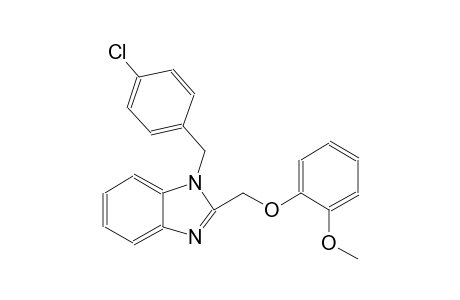 1H-benzimidazole, 1-[(4-chlorophenyl)methyl]-2-[(2-methoxyphenoxy)methyl]-