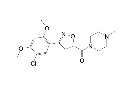piperazine, 1-[[3-(5-chloro-2,4-dimethoxyphenyl)-4,5-dihydro-5-isoxazolyl]carbonyl]-4-methyl-