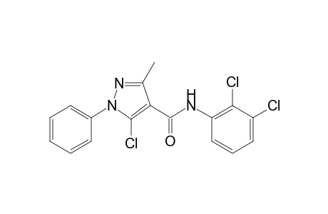 Pyrazole-4-carboxamide, 5-chloro-3-methyl-1-phenyl-N-(2,3-dichlorophenyl)-
