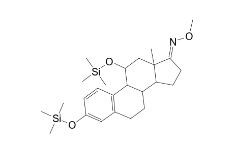 Estra-1,3,5(10)-trien-17-one, 3,11-bis[(trimethylsilyl)oxy]-, O-methyloxime, (11.beta.)-
