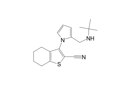 Benzothiophene-2-carbonitrile, 4,5,6,7-tetrahydro-3-(2-tert-butylaminomethylpyrrol-1-yl)-