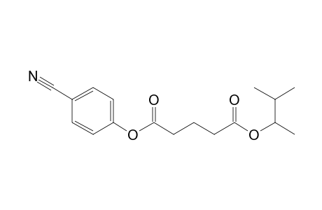 Glutaric acid, 3-methylbut-2-yl 4-cyanophenyl ester