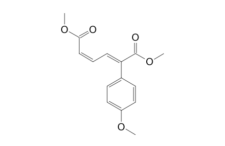 (2E,4Z)-2-(4'-Methoxyphenyl)hexa-2,4-dienedioic acid dimethyl ester