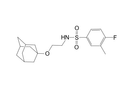 Benzenesulfonamide, N-[2-(adamantan-1-yloxy)ethyl]-4-fluoro-3-methyl-