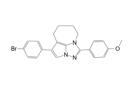 4-(4-bromophenyl)-1-(4-methoxyphenyl)-5,6,7,8-tetrahydro-2,2a,8a-triazacyclopenta[cd]azulene