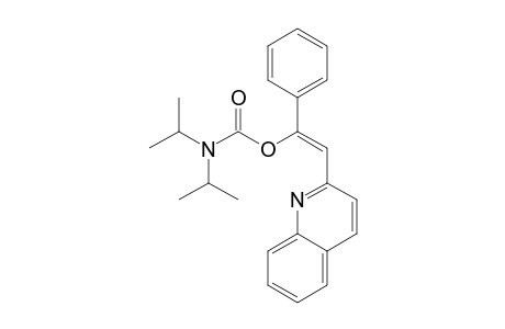 (E),(Z)-1-N,N-Diisopropylcarbamoyloxy-1-phenyl-2-(2"-quinolyl)ethene