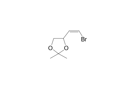 4-[(Z)-2-bromoethenyl]-2,2-dimethyl-1,3-dioxolane