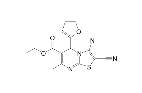 ETHYL-3-AMINO-2-CYANO-5-(FURAN-2-YL)-7-METHYL-5H-THIAZOLO-[3,2-A]-PYRIMIDINE-6-CARBOXYLATE