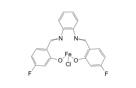 [N,N-Bis(4-fluorosalicylidene)-1,2-phenylenediamine]iron-(III)Chloride