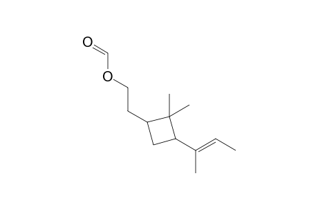 2,2-Dimethyl-3-(1'-methyl-1'-propenyl)cyclobutane-1-ethyl formate