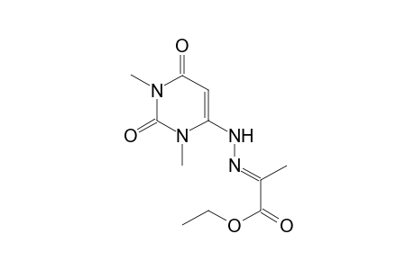 Ethyl (2E)-2-[(1,3-dimethyl-2,6-dioxo-1,2,3,6-tetrahydro-4-pyrimidinyl)hydrazono]propanoate
