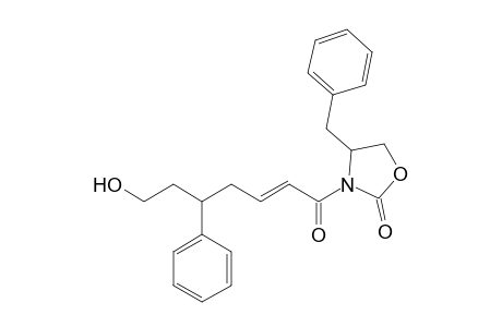 4-Benzyl-3-(7'-hydroxy-5'-phenyl-2'-heptenoyl)-2-oxazolidinone