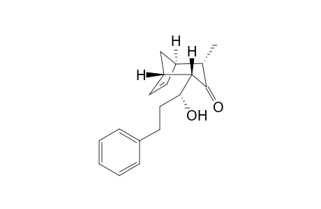 (1S,2S,4S,5R)-2-((R)-1-Hydroxy-3-phenylpropyl)-4-methylbicyclo[3.2.1]oct-6-en-3-one