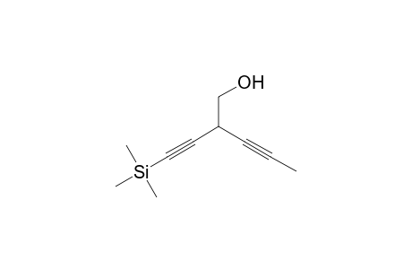 2-[(Trimethylsilyl)ethynyl]-3-pentyn-1-ol