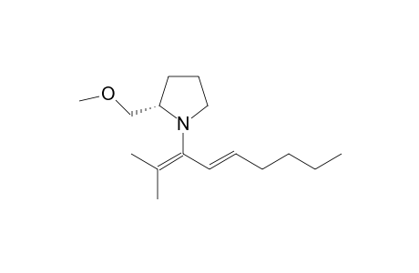 (S)-(+)-2-(Methoxymethyl)-1-(1-isopropylidenehept-2-enyl)pyrrolidine